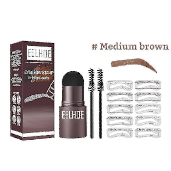 Eelhoe Ögonbrynsform Tätting Lat Ögonbrynsfyllning Makeup Ögonbrynskaka Hårfästesreparerande Puder Vattentät Och Svettsäker Style 8