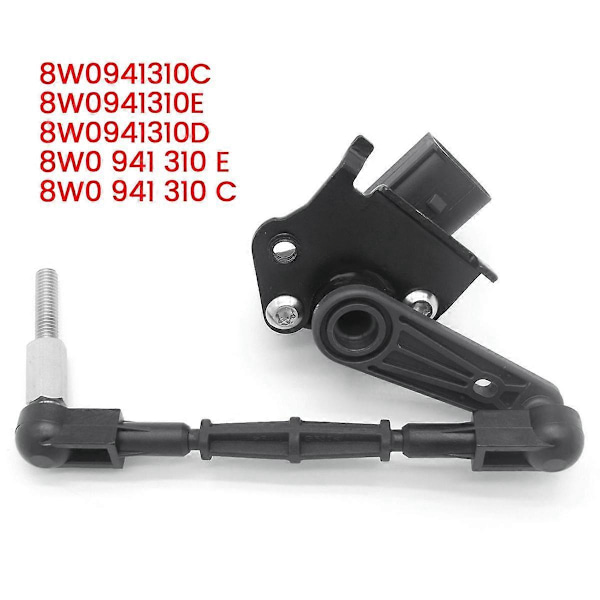 4 st Främre & Bakre Fjädring Höjdsensor för A4 S4 A5 RS5 S5 16-23 Strålkastarnivåsensor 8W09412