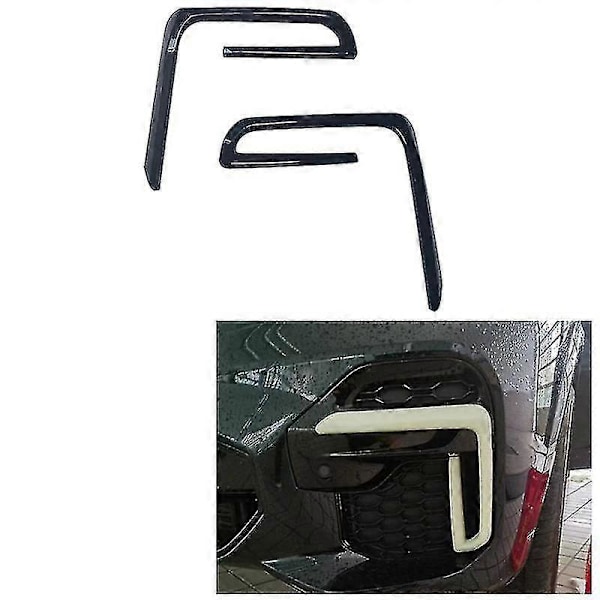 Bil Kolfiber Främre Stötfångare Nedre Grill Trim Strips Dimljus Kåpa Trim För X5 G05 2023+