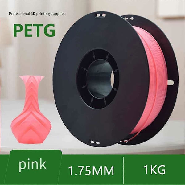 1.75mm 3D-skrivare Normal PLA Filament Ljusrosa 1000g Per Spole