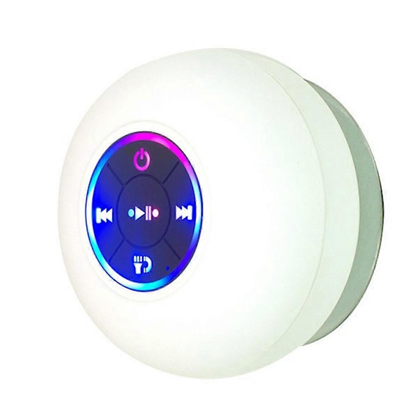 Portabel Vattentät Bluetooth Högtalare för Dusch med Sugpropp