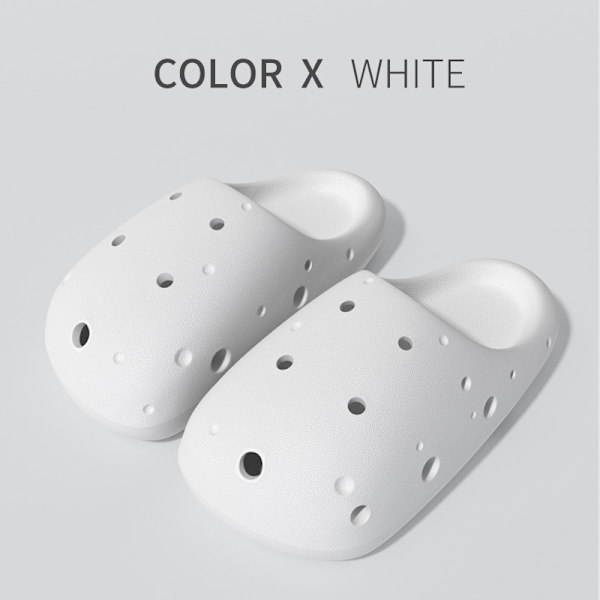 global Hot Sale Tecknade Osttofflor Tjock Sula Halkfria Tjejtofflor white 40-41