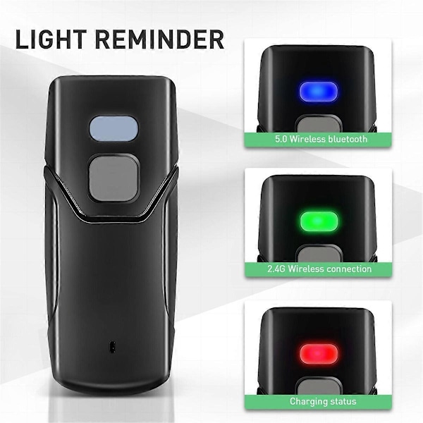 M3 Mini Portabel 1D 2D Bluetooth Streckkodsläsare