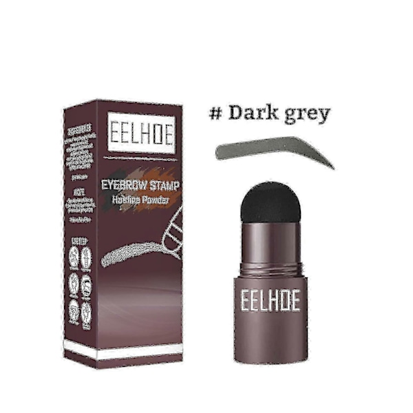 Eelhoe Øjenbrynsform Skabelon Dovenskab Øjenbrynsfyld Makeup Øjenbrynskage Hårlinje Reparationspudder Vandtæt Og Svedafvisende style 3