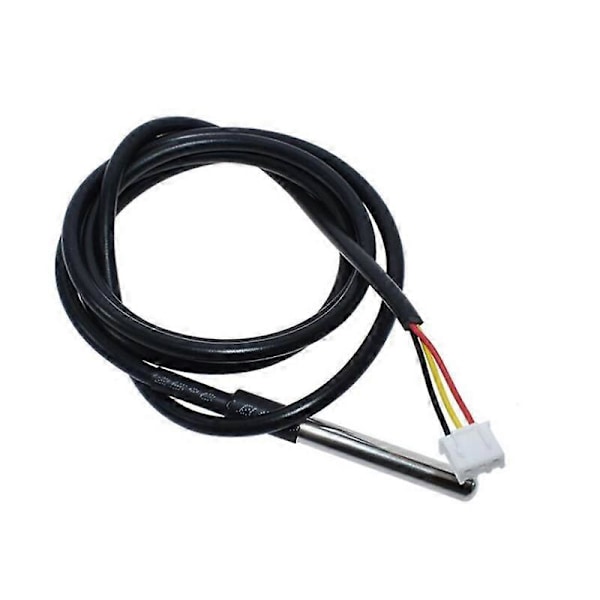 DS18B20 Rostfritt Stål Paket 1 Meter 2 Meter 3 Meter 5 Meter Vattentät 18b20 Kabel Probe Temperatursensor 1m Band terminal
