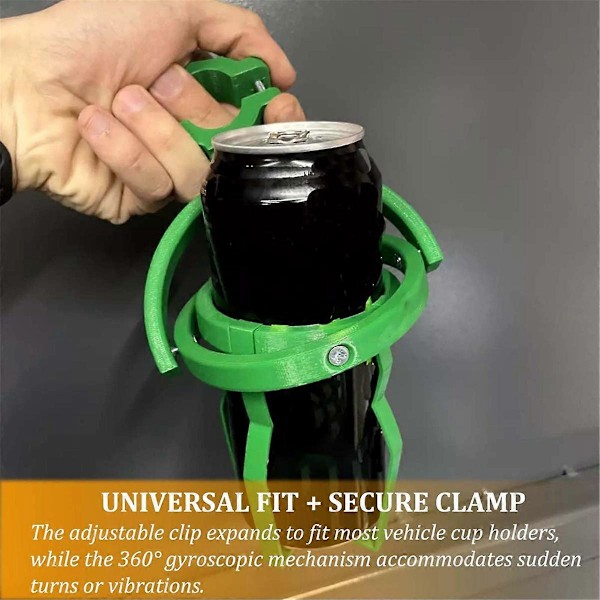 Gyroskopisk kopholder, gyroskopisk kopholder til bil (kun holderen) B