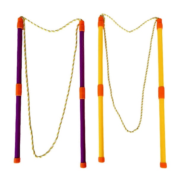 Aftagelig dobbeltpolet boble reb, farverig boble ring