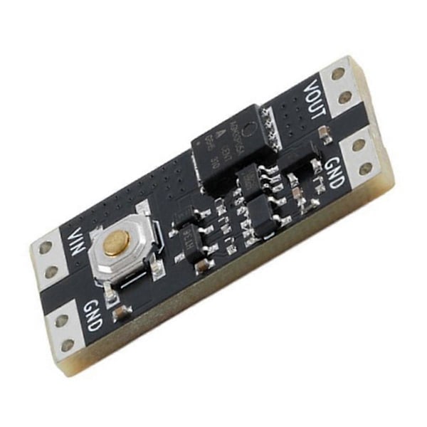 1 st Enkel Bond Knapp Bistabil Strömställarmodul 4.5-26V 1.3UA Last 10A