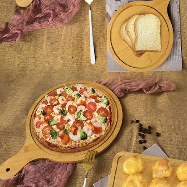 Pizzabricka Träbricka Rund Hushålls Internetkändis Porslin