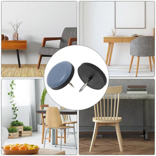 20 stk. møbelglidere for tepper, møbelknotter, møbelglidespiker, møbelstoppere, møbelgrepere, spikerglider