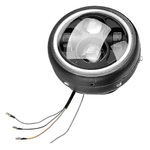 Modifierad Motorcykel LED Strålkastare Gn125 Strålkastare 5.75 Tum Retro Strålkastare Bländarstrålkastare