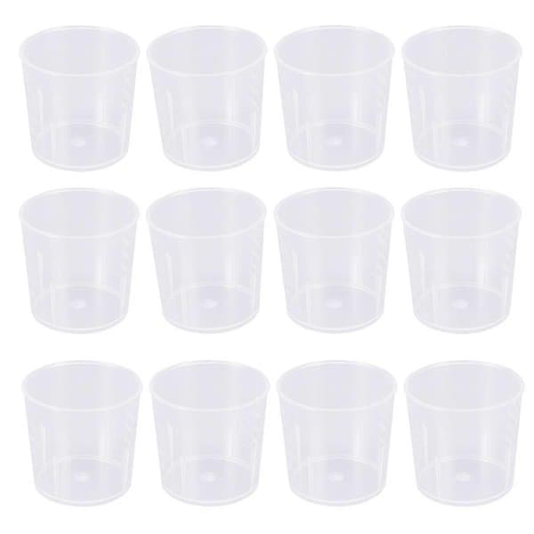 30 st 30 ml graderade mätkoppar transparenta mätverktyg i plast