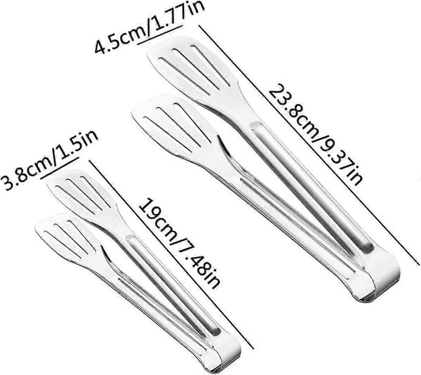Set med 8 kökstänger, Jormftte, Rostfritt stål, Silverfärgad