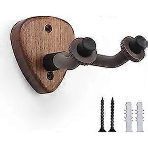 Gitarr Väggfäste Hållare Gitarrhängare Ukulele Väggfäste Trähängare