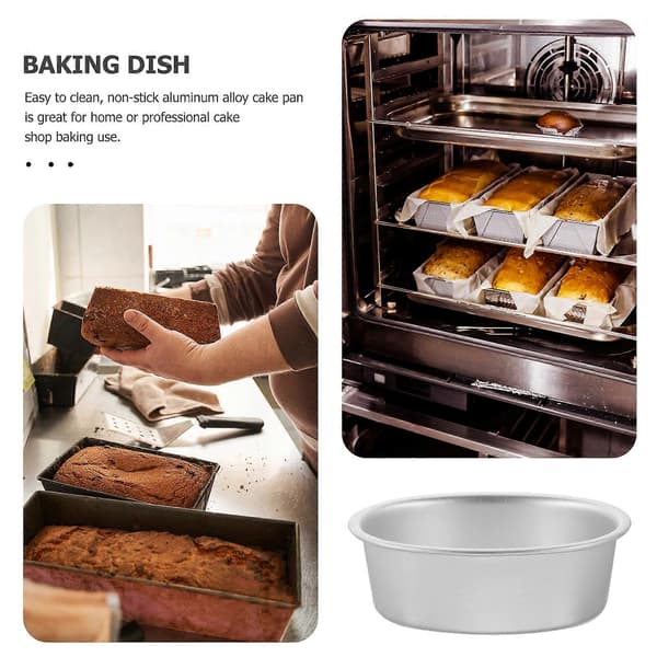 4 stk. kageform non-stick oval kageforme aluminiumslegering kagebageforme kagebageform