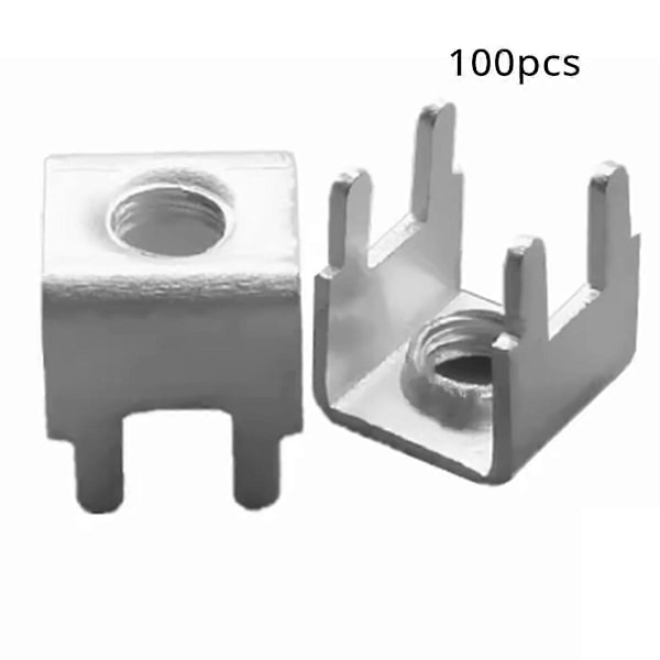 100 st 9,7 mm PCB-terminalkontakter med M3-skruv