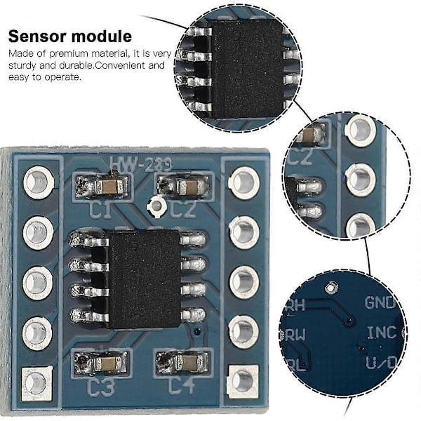 2st X9C104 Digital Potentiometermodul 5V Justera Bryggbalansanordning