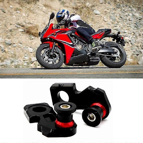 Honda CB650F CBR650F CNC Kedjejusteringsblock, Ramvipparmsspole Slider Tillbehör