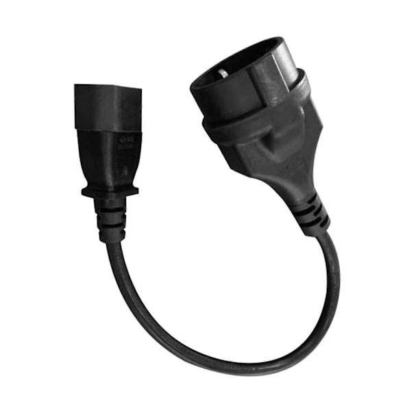 C14-Eurooppalainen pistorasia IEC320 C14 urosliitin eurooppalaiseen ranskalais-saksalaiseen pistorasiaan konelaatikko PDU(0.)