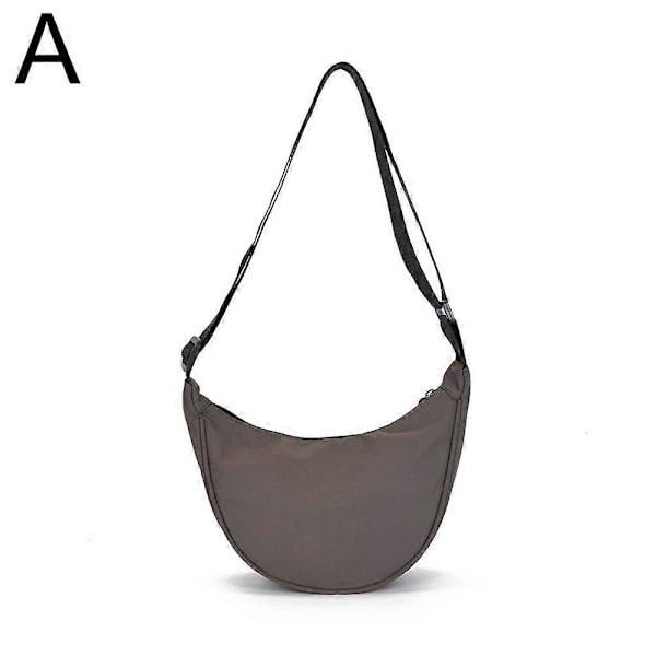 Enkel axelväska för kvinnor, enkel och mångsidig, crossbody-väska med stor kapacitet Gray