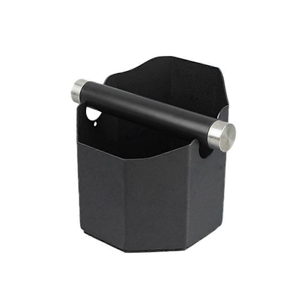 Espresso knackbox Fyrkantig kaffesumpslåda för hem/kontor stor
