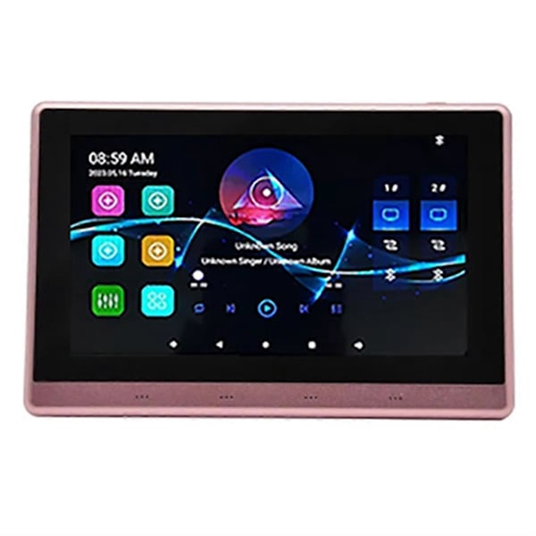 7 Tum Android 11 Musikförstärkare Ljudsystem 8 X 30W Roséguld