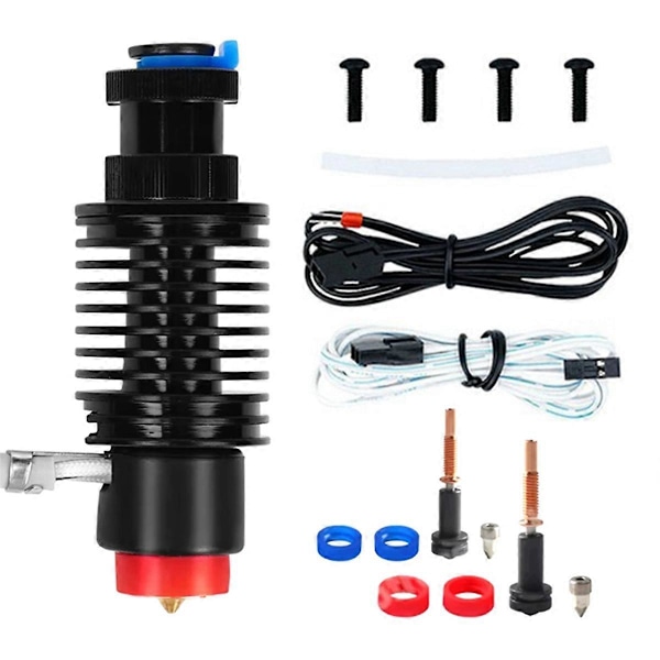 För E3D Revo Keramisk Hotend Kit V6 Radiator Mässingsmunstycke för Ender