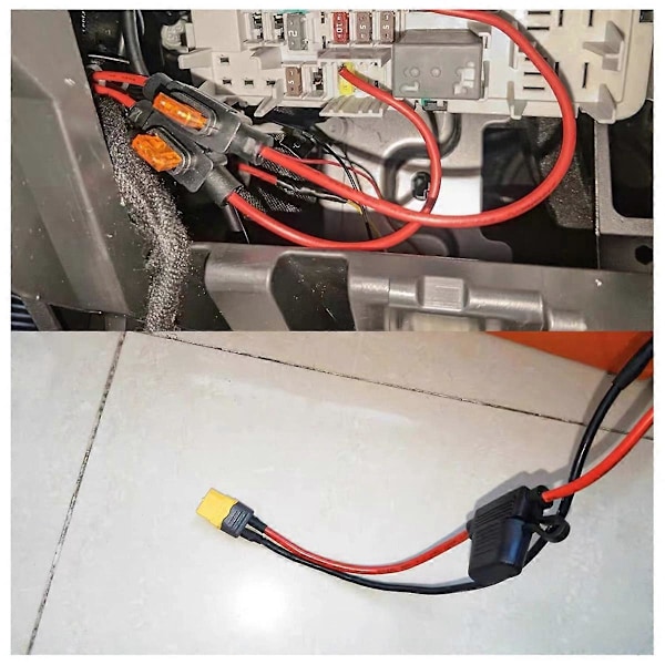 10 AWG Inline Sikringsholder med 40 AMP ATC Bladsikringer (4 stk.)