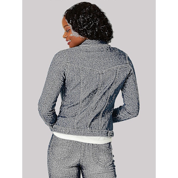 Denimjakker for kvinner nostalgic blue M