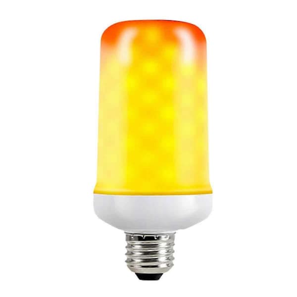 LED-pære med flammeeffekt simulerer naturlig ild E27 E26 E14 E12 B22 Dekorativ lampe (E26)