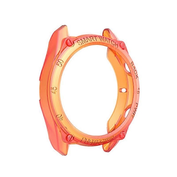 Skyddsfodral Mjuk TPU Anti-fall 41mm/45mm Smart Klocka Ram Skal Skydd för Samsung Galaxy Watch 3 Orange 45mm