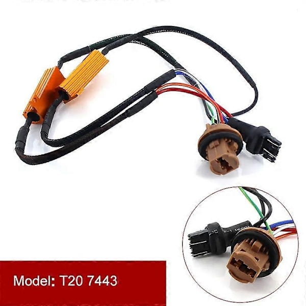 2 st Caubus Motstånd 50W 1156 P21W PY21W T20 7440 7443 1157 BAY15D P21/5W LED-lampor Last Fel Fri Ingen Flimmer Dekoder PY21W bau15s
