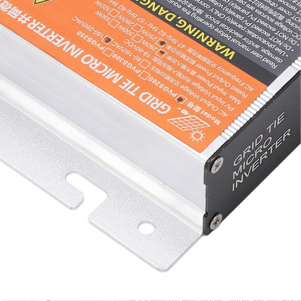 PVGS Aurinko Mikroverkkoinvertteri Aurinkovoima PV Invertteri Tehoinvertteri 1860V 260W 220V