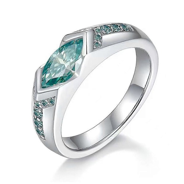 Magnetiska Moissanite Ringar Magterapi Lymfdränage Terapi Titanjonringar