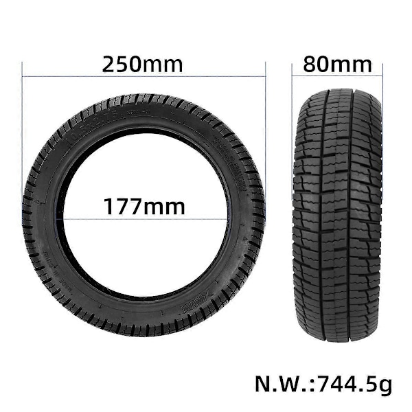10.5X2.75 Slanglös Däck Vakuumhjul för P65 P100