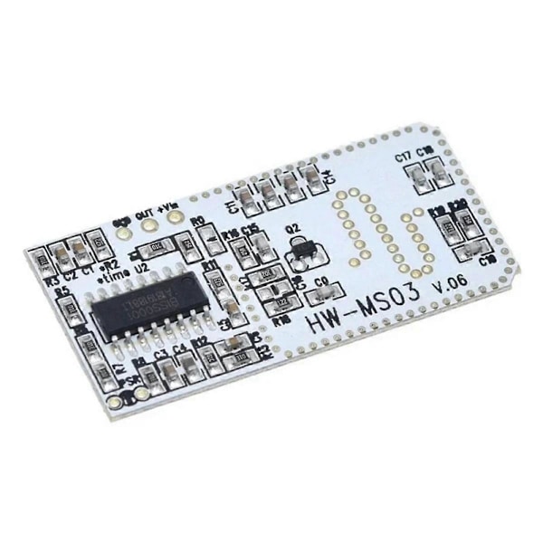 Högpresterande rörelsesensor - MS03 2,4 GHz till 5,8 GHz Mikrovågsradar Människokroppsinduktion PIR-switchmodul för DIY