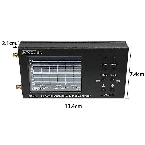 -SA 6G Handhållen Digital Spektrumanalysator Signalgenerator