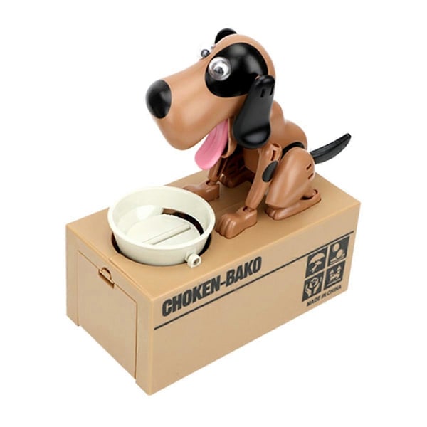 B Robot Hund Stjäl Barns Mynt Sparbössa Plast Barn Present