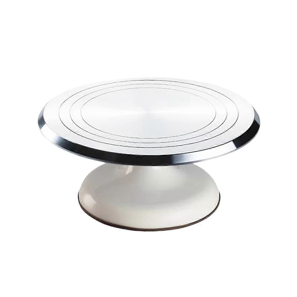 Tårtfat för tårttillverkning 30 cm Aluminiumlegering Stabil rotation Avtagbar och lätt att rengöra Bakredskap