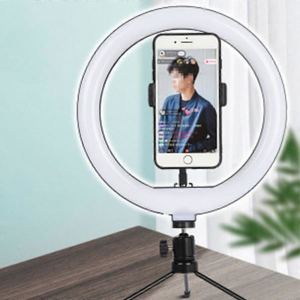 USB Ring Light Videokonferencelys til Zoom-opkald/fjernarbejde/livestreaming med 3 lystilstande og 10 lysstyrkeniveauer