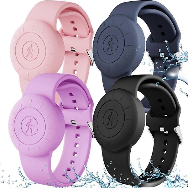 4 st Armband för Barn Silikon Vattentätt Fodral C