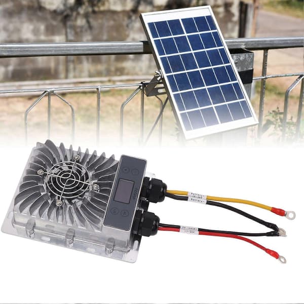 600W Buck MPPT Solarladdningsregulator 10-30V Justerbar Solpanelregulator med LCD-display