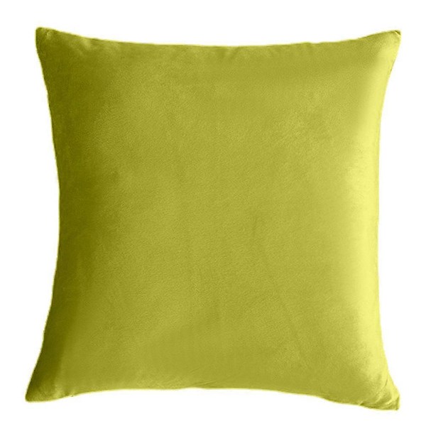 Koristeellinen kiinteä neliömäinen tyynynpäällinen makuuhuoneen autoon Samettinen tyynynpäällinen sohvalle green
