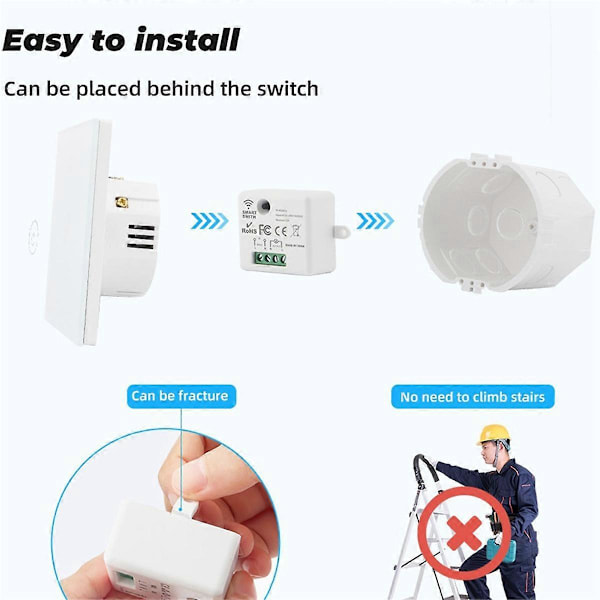 Smart Hem Touch Switch Ljus Elektrisk Fjärrkontroll
