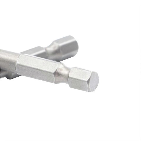 6 st 150 mm skruvmejselbits med magnetiska skruvmejselbits spårade professionella skruvhandverktyg