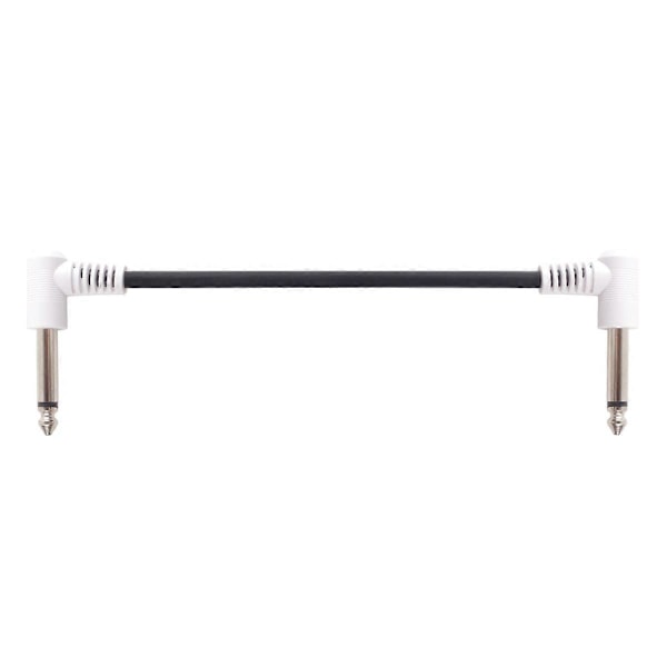 6-pack 18 cm Gitarr Effektpedal Runda Patchkablar Flerfärgade