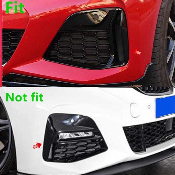 Främre dimljus grill trim för 3-serie G20 G21 G28 M340I 19-22, A