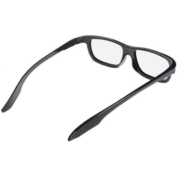 3D-glasögon för vuxna, 3D stereoskopiska polariserade glasögon för bio, TV och dator