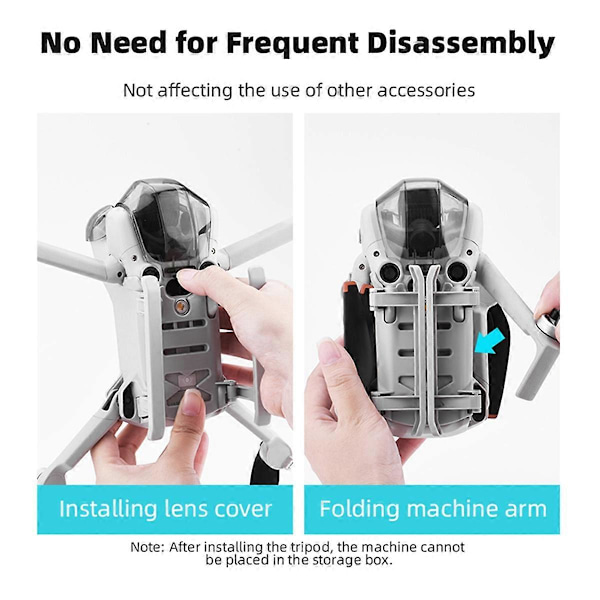 För MINI 4 PRO Booster Ställ Multifunktionell Släde Landningsställ Landningsskyddsram Höjdökningstillbehör