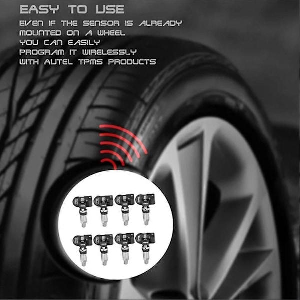 8st TPMS Däcktryckssensor för Autel Tool TS408 TS508 ITS600